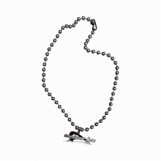 -Logo Ball Chain Necklace